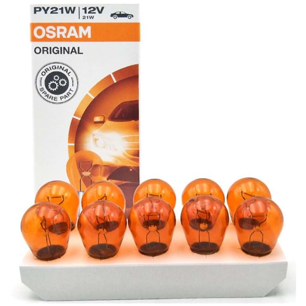 Tek duy ampul 12V PY21W sarı
