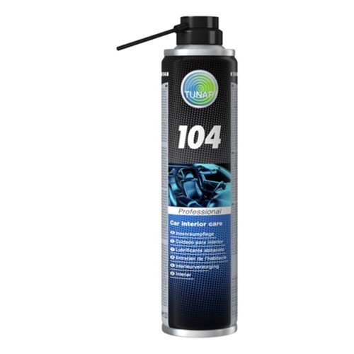 Tunap 104 Profesyonel Araç İçi Bakım Spreyi - 400 ml: Araç İçi Temizliğinizi Profesyonelce Yapın! | Mağazalarımızda Stoklarda!