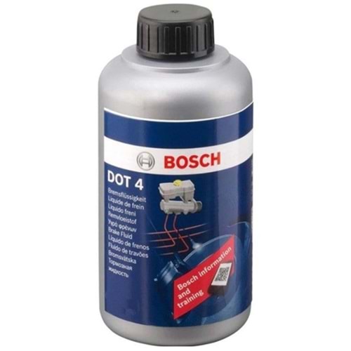 Bosch Dot4 (500 ml) Fren Hidrolik Sıvısı | Mağazalarımızda Stoklarda!