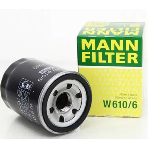 MANN W610/6 Yağ Filtresi - En İyi Performans için Yüksek Kaliteli Filtreleme | 40anbar.com